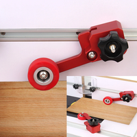 Woodworking Multi-purpose Feather Loc Board Saw Table Pressing Feeder Guider One Way Bearing Roller Feeder Safety Pushin