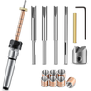 Woodworking Pen Mandrel Saver Pen Making Kit 2 Morse Taper Shank with 7mm Drill Bit Mill Cutter Head for Pen Turning Wo