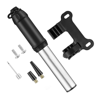 WOTI 150PSI Aluminum Alloy Air Pump High-Pressure Power Waterproof 106g Lightweight Mini Hand Pump for Bike Football Air