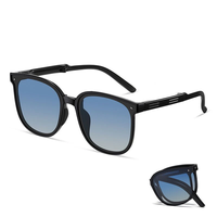 WT7901 Folding Polarized Sunglasses UV400 Protection Lightweight TR90 Frame Compact Travel Design Anti Scratch Lens Fash