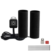 WUPP Smart Heated Handlebar Cover CS-974A1 12V Rapid Heating Fabric IP67 Waterproof Adjustable Temperature Control Motor