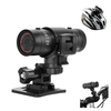 XANES 1080P Bicycle Helmet Camera 120° Wide Angle Bicycle Sports Camera IPX6 Waterproof Mini Motorcycle Helmet Camera Ca