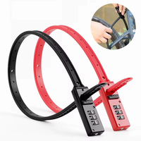 XANES 3-Digit Portable Bike Lock Cable Tie Combination Lock Bicycle Helmet Password Lock Anti-Theft Keyless Lock for Cyc