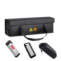 XANES 49*15*15cm Battery Storage Bag Portable Fireproof Waterproof Explosion-proof Hand Bags for Electric Vehicle Lithiu