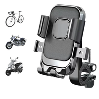 XANES Anti-Shock Bicycle Phone Mount 360° Rotation Quick Release Shockproof GPS Navigation Bike Holder for 4.7-7.2 inch