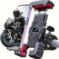 XANES Bicycle Handlebar Phone Holder Adjustable Shockproof Extremely Firm Grip Mobile Stand for MTB Motorcycle