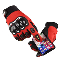 XANES Motorcycle Gloves Breathable Full Finger Racing Hard Shell Gloves Outdoor Sports Protection Riding Cross Dirt Bike