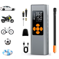 XANES MS003 Double Digital Display Portable Bicycle Air Pump 150PSI Max Inflation 18L/min Flow 6000mAh Battery Power Ban