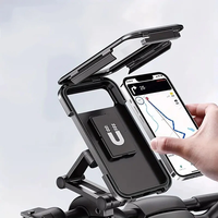 XANES Universal Waterproof Bike Phone Bracket Navigation GPS Support 360° Adjustable Touch Screen Shockproof Bicycle Hol