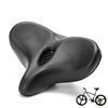 XANES Wide Bike PU Leather Saddle Oversized Bike Seat Comfortable Mountain Bike Cushion Pad Cycle Seat Saddle