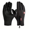 XANES Windproof Warm Gloves for Winter Anti Slip Silicon Touch Screen Full Finger Cold-proof Bicycle Cycling Touchscreen