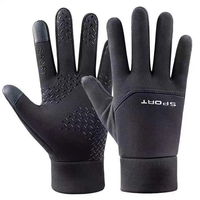 XANES Winter Outdoor Sports Cycling Gloves Windproof Waterproof Fleece Cold-Proof Ski Finger Touchscreen Non-Slip Motorc