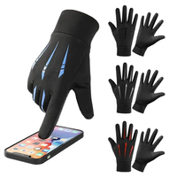 XANES Winter Waterproof Cycling Gloves Outdoor Sports Running Motorcycle Ski TouchScreen Fleece Gloves Non-slip Warm Ful