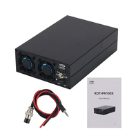 XDT-PA100X 100W Shortwave Power Amplifier 100W Output 1.8MHz to 30MHz Low Pass Filter High Efficiency RF Booster 50ohm I