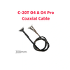 XF C-20 FPV Gimbal Cable Full Set & C-20T DJI 03/ HD Standard Coaxial Cables (300mm) for DJI O4 /O4 Pro Camera Harness (