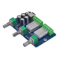 XH-A355 YDA138-E Digital Amplifier Board 2.1 Channel 2x15W+30W Class D Audio Amplification Module DC12V Modified DIY Spe