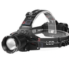 XHP70 30W LED White Blue Yellow Light USB Rechargeable Headlamp Ultra Light Bright LED Headlight Portable Front Head Lig