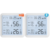 Xiaomi Smart Wireless Temperature Humidity Sensor with Advanced Bluetooth/WiFi Technology Adjustable Modes Low Power Con