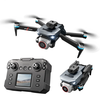 XKJ K6 MAX WiFi FPV with LCD Screen Controller HD Dual Camera Servo Gimbal 360° Obstacle Avoidance Brushless Foldable RC