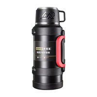 Xmund 1.7L Large Capacity Stainless Steel Thermos Bottle with Handle Outdoor Portable Large Capacity Thermal Water Bottl