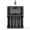 XTAR VC4SL QC3.0 LCD Screen Display 3.6V/3.7V/1.2V Li-ion Battery Charger 4-Slots Type-C Fast Charging Current Optional