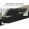 XVX 131-Key Cherry Profile Double-Shot PBT Keycap Set Work with 61/68/84/87/96/98/100/104/108 keys mechanical keyboards