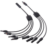 Y Branch MC4 Solar Panel Adaptor Cable Connector(1,  M/FFFF and F/MMMM)