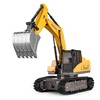 Y1803 1/20 13CH 2.4G RTR Alloy RC Excavator Car Vehicle Model With Colorful Lights Music Effects Spray for Children