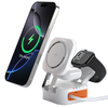 Y325 15W Magnetic Wireless Charger with Integrated Type-C Cable Fast Wireless Charging Stand for Smart Phones for iPhone