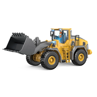 YIGONG BC1057 1/20 2.4G 9CH RC Car Bulldozer Truck LED Light Music Construction Engineering Vehicles Models Toys Kids Ch