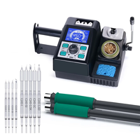 YIHUA 982 Soldering Iron Station Rapid Heating LCD Display Compatible C210 C245 Handles 90°C to 450°C Adjustable Tempera