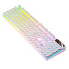 YINDIAO K600 104 Keys Wired Gaming Keyboard Punk Design Mechanical Feeling Keycaps RGB Light USB E-sports Gamer Keyboard