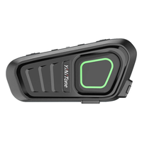 YiNiTone MINI-03 Helmet Walkie Talkie Headset bluetooth 5.4 1200mAh Battery TYPE-C Rechargeable 32 Channels Noise Reduct