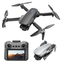 YLR/C E88 GT WiFi FPV with 4.9inch Large LCD Screen Controller HD Dual Camera Optical Flow Positioning Brushless Foldabl