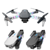 YLR/C E88D WiFi FPV with HD Dual Camera Lighting Arms Optical Flow Positioning Colorful LED Light Foldable RC Drone Quad