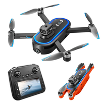 YLR/C S186 WiFi FPV with 5.9inch LCD Screen Controller HD Dual Camera Servo Gimbal 360° Obstacle Avoidance Brushless Fol