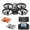 YLR/C YL3 WiFi FPV with Screen Controller HD Camera Optical Flow Hover Circle Protection Kids Gifts 2.4G 4CH 6-Axis Remo