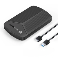 Yottamaster 2.5inch HDD Enclosure SATA to USB 3.0 Adapter Hard Disk Case 6Gbps UASP Hard Drive Enclosure Support 4TB Cap