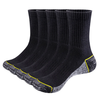 YUEDGE 5 Pairs Men Sports Cotton Socks Athletic Cushioned Hiking Walking Socks Terry Thermal Socks Moisture Wicking Casu