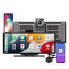 YUEHOO 10.26 Inch 2 Lens 4K Car Radio Player GPS Stereo Android Auto Wireless Carplay Dash Cam Wireless Recorder Dual-Ch