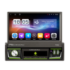 YUEHOO Retractable Car MP5 Multimedia Player 1 Din 7 inch Touchscreen IPS Display Android Wireless Carplay bluetooth GPS