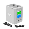 YX 2-in-1 Intelligent Fast Charging Hub Dual Batteries Screen Digital Display Charger USB Housekeeper for DJI MINI 3 PRO