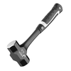 Z50 Sledge Hammer 2LB-3LB Heavy Duty One-Piece Forged Steel Non-Slip Handle for Brick Drilling Crack Hammering Construct