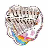 Zani Professional Kalimba21 Keys Shell Kalimba 21 Keys Thumb Piano Crystal Acrylic Kalimba Finger Piano Keyboard Instr