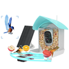 ZANLURE Smart Solar Rechargeable Bird Feeder Camera 1080P HD Live Stream Video Files Sharing Real-time Motion Detection