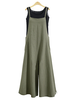 ZANZEA Plus Size Women Overalls Bib Pants Loose Pockets Jumpsuit