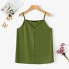 ZANZEA Womens Spaghetti Strap Camisole Summer Tank Tops V Neck Casual Slip Blouse Streetwear