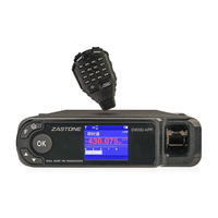 ZASTONE D9000APP 50W Car Walkie Talkie Dual Band VHF UHF Wireless Microphone APP Control System APRS Positioning Mobile