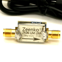 Zeenko UM Series Low Noise Amplifier 20dB Gain USB Type-C 100kHz-4GHz/6GHz/10GHz High PSRR LDO RF Preamplifier