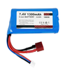 ZLL SG116 SG216 PRO/MAX 1/16 Drift RC Car Parts 7.4V 1300mAh/1500mAh 15C 2S Li-ion Battery T Plug 18650 Vehicles Models